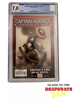 Buy Captain America Theatre Of War #1 Marvel CGC #1 Comic Graded 7.0 • 99.95£