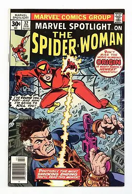 Buy Marvel Spotlight #32 FN- 5.5 1977 1st App. And Origin Spider-Woman • 72.29£