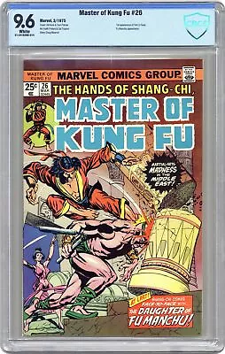 Buy Master Of Kung Fu #26 CBCS 9.6 1975 21-241B38B-014 • 91.66£