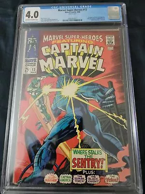 Buy Marvel Super Heroes 13 CGC 4.0 (1st App Carol Danvers) Captain Marvel Rare Grail • 149.99£