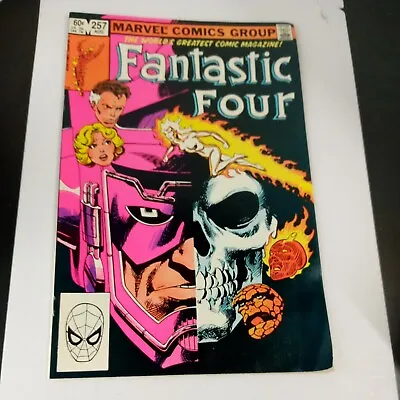 Buy Fantastic Four #257 - Nova - Galactus App. (Marvel Aug. 1983) Direct Market  • 7.10£