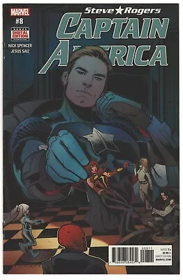 Buy Steve Rogers Captain America #8 ~ NEAR MINT NM ~ 2017 Marvel Comics • 2.36£