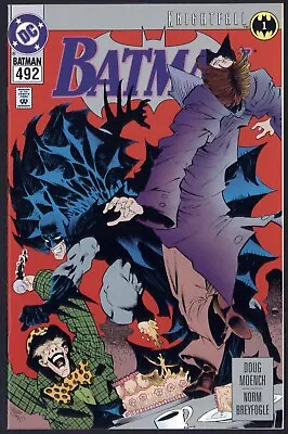 Buy 1993 BATMAN Comic #492 Knightfall PLATINUM Edition NM Range - Moench • 16.08£