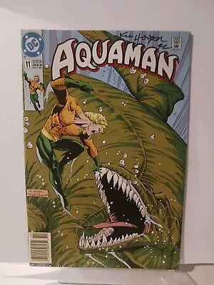 Buy SIGNED Aquaman #11 By Ken Hooper (1992 DC) VF+/NM • 11.11£