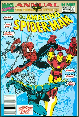 Buy VTG 1991 Marvel Comics Spider-Man Annual #25 VF/NM Black Panther CVR  Newsstand • 12.06£