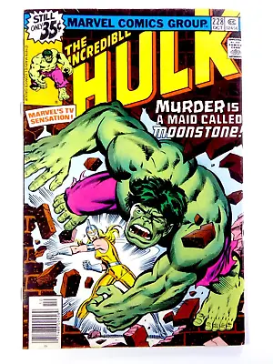 Buy Marvel THE INCREDIBLE HULK (1978) #228 KEY 1ST MOONSTONE APP FN(6.0) • 17.73£