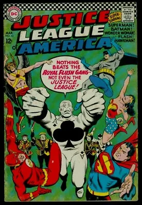 Buy DC Comics JUSTICE LEAGUE Of AMERICA #43 1st Royal Flush Gang FN- 5.5 • 23.94£