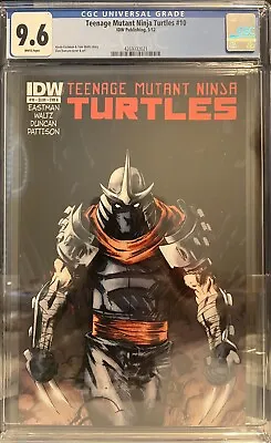 Buy IDW TMNT Teenage Mutant Ninja Turtles 10 CGC 9.6 • 87.09£