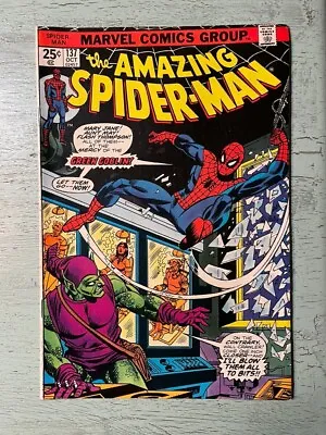 Buy Vintage 1974 AMAZING SPIDER-MAN #137 VF+ 2ND HARRY OSBORN AS GREEN GOBLIN • 53.31£