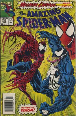 Buy Amazing Spider-Man, The #378 (Newsstand) FN; Marvel | Maximum Carnage 3 - We Com • 25.32£