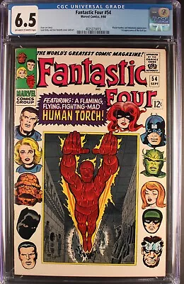 Buy FANTASTIC FOUR  # 54    Silver Age!  INHUMANS!  Affordable 6.5    4025273015 • 73.55£
