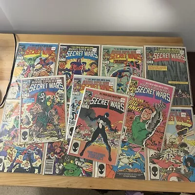 Buy Secret Wars #1-12 Including #8 1984 Marvel Comics Spider-Man • 225.28£