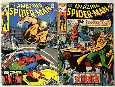 Buy Amazing Spider-Man #81 83 (Marvel 1969) Low Grade Silver Age • 31.97£