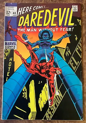 Buy Daredevil 48 1969 VF Asspain Cover Stan Lee Gene Colan Silver Age Marvel Comics • 23.90£
