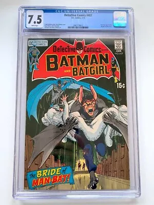 Buy DETECTIVE COMICS #407 CGC 7.5 (1971) Neal Adams Man-Bat Cover • 135.12£