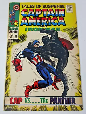 Buy Tales Of Suspense #98 1968 GD 1st Cap America Vs Black Panther 1st Madame Masque • 24.12£