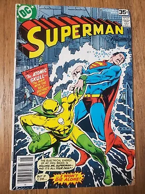 Buy SUPERMAN #323 MAY 1978 DC COMIC BOOK COMICS Bronze Age THE ATOMIC SKULL • 3.95£