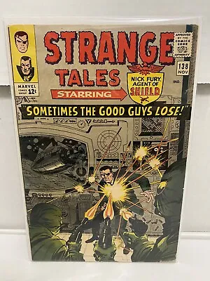 Buy Strange Tales Vol 1 #138 FN+ 1st Appearance Of Eternity THOR Marvel Comics 1965 • 59.36£
