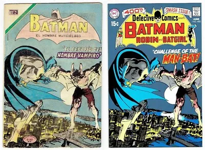 Buy MEXICAN DETECTIVE COMIC 402 MAN-BAT NEAL ADAMS 1st & 2nd EDITIONS SET IN SPANISH • 315.74£