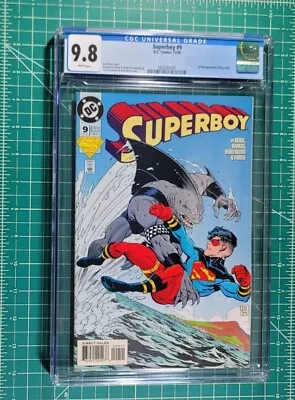 Buy Superboy #9 (1994) NM CGC 9.8 White Pages 1st Appearance King Shark! DC Comics • 236.61£