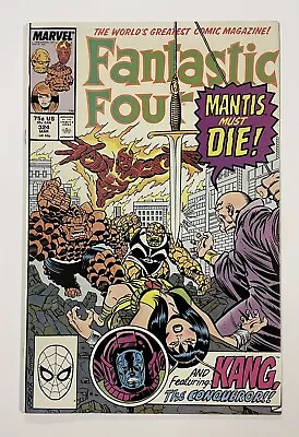 Buy Fantastic Four #324. March 1989. Marvel. Vf+. Ms Marvel! Kang! Silver Surfer! • 5£
