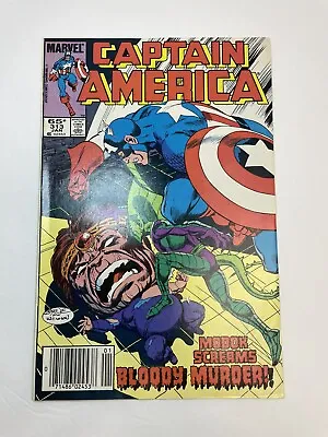 Buy Captain America #313 (1986, Marvel) M.O.D.O.K. Newsstand Variant KEY • 12.02£