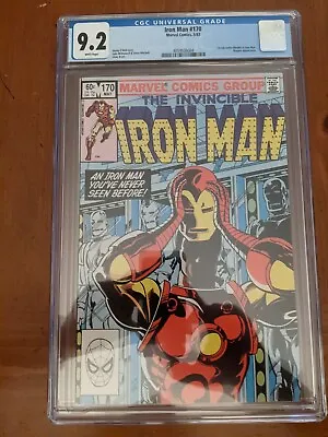 Buy Iron Man 170 Cgc 9.2 White Pages First James Rhodes As Iron Man • 55.51£