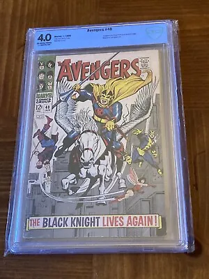 Buy Avengers 48 CBCS 4.0 OW/White (1st App Black Knight) + Magnet   Not CGC  • 117.53£