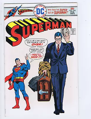 Buy Superman #296 DC Pub 1976 Who Took The Super Out Of Superman! • 15.02£