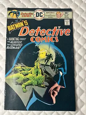 Buy Batman DETECTIVE COMICS #457  1st Leslie Thompkins Crime Alley Cover • 32.02£