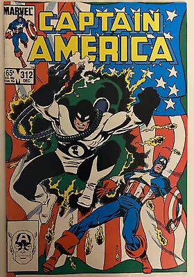 Buy Marvel Comics Captain America #312 1985 1st Appearance Of Flag Smasher NM- • 9.99£
