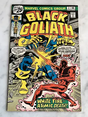 Buy Black Goliath #2  White Fire ... Atomic Death!  - Nice Copy! (1976) • 6.31£