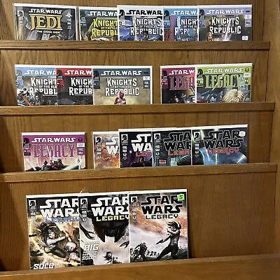 Buy Star Wars Legacy, Knights Of The Old Republic, Dark Horse Comic Lot Of 18 (2016) • 51.15£