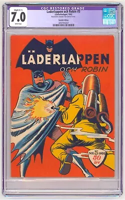 Buy 1952 Batman #73 CGC 7.0 R Rare Swedish Edition • 462.46£