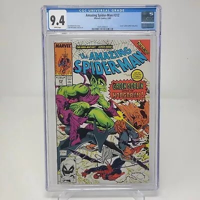 Buy Amazing Spider-Man 312 CGC 9.4 Green Goblin McFarlane WHITE PAGES  • 47.44£
