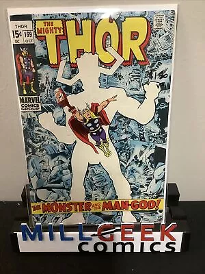 Buy Thor #169 (1969) VF (8.0) Stan Lee/Jack Kirby, Galactus Origin, Creeping Plague • 118.58£