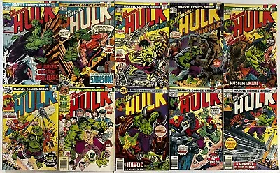 Buy Incredible Hulk #192-209 RUN Marvel 1972 Lot Of 11 194 197 HIGH GRADE VF-NM • 188.95£