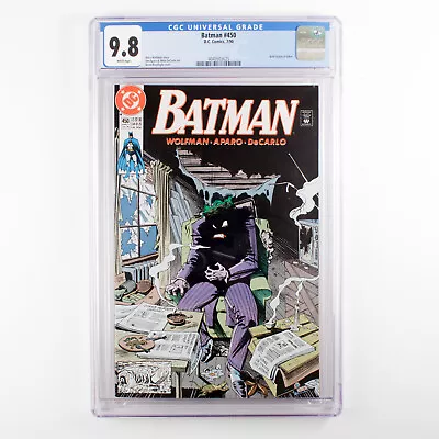 Buy Batman - #450 - CGC 9.8 - White Pages - Brief Origin The Joker • 103.05£