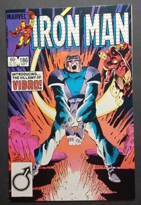 Buy Iron Man 186 (1984, Marvel Comics MCU) 1 App Of Vibro, High Grade (see Photos) • 5.79£