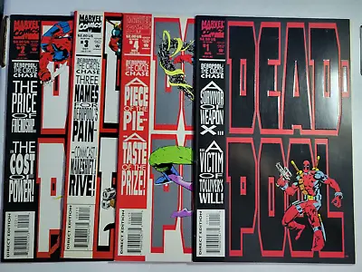Buy Deadpool: The Circle Chase #1-4 Key 1st Solo Deadpool Limited Series Set Lot • 43.93£