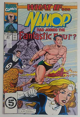 Buy Marvel Comics - What If... Namor Had Joined The Fantastic Four - #27 - 1991 • 5.99£
