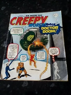 Buy Fantastic Four 5 1962 Silver Age 1st App Doctor Doom creepy Worlds 36 • 700£