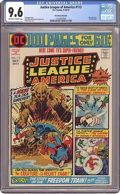 Buy Justice League Of America #113 CGC 9.6 Don Rosa Collection 1974 1232067003 • 460.77£