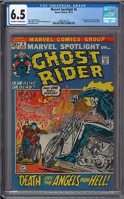 Buy Marvel Spotlight #6 - CGC 6.5 - Origin Of Ghost Rider Retold • 134.01£