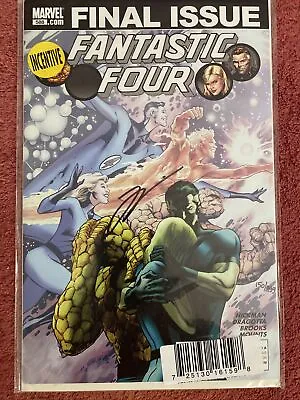 Buy FANTASTIC FOUR #588 Jonathan Hickman Signed With COA Only 500-Final Issue!! • 107.25£