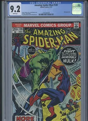Buy Amazing Spider-Man Vol 1 #120 1973 CGC 9.2 • 217.69£