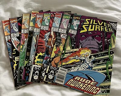 Buy Bargain! Silver Surfer Nine Issue Bundle (Infinity Gauntlet Crossover) • 39.99£