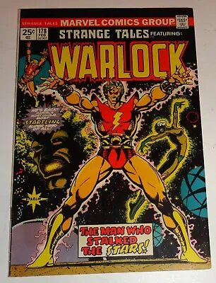 Buy Strange Tales #178 Warlock First App Magus 8.0 1975 • 49.33£