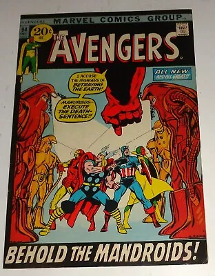 Buy Avengers #94 Neal Adams Classic Kree Skrull War Vf- 1971  Great Art • 49.54£