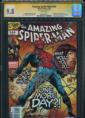 Buy Amazing Spider-Man (1998 2nd Series) Issue 544 CGC 9.8 Signed By Stan Lee • 800£